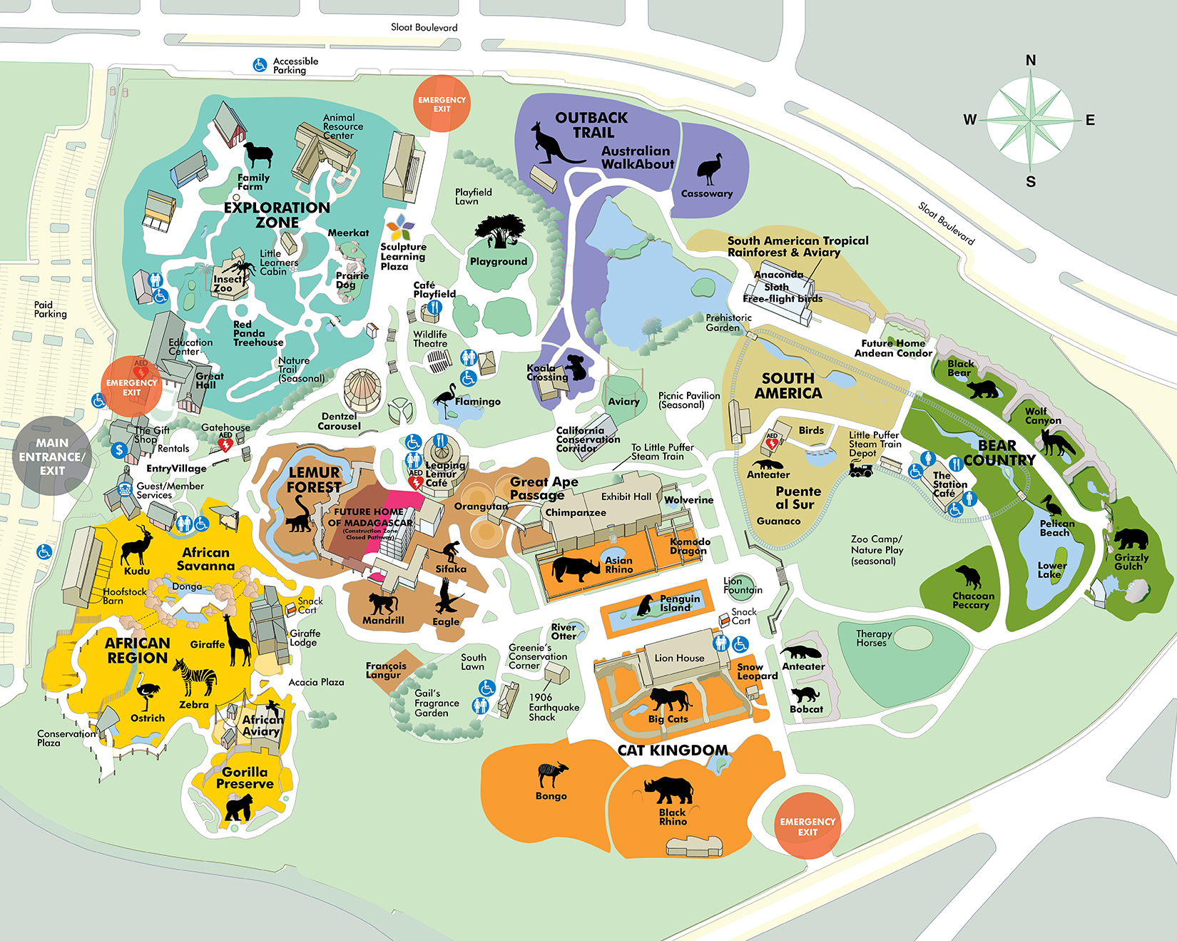 Discover more than 113 sketch map of zoo - in.eteachers