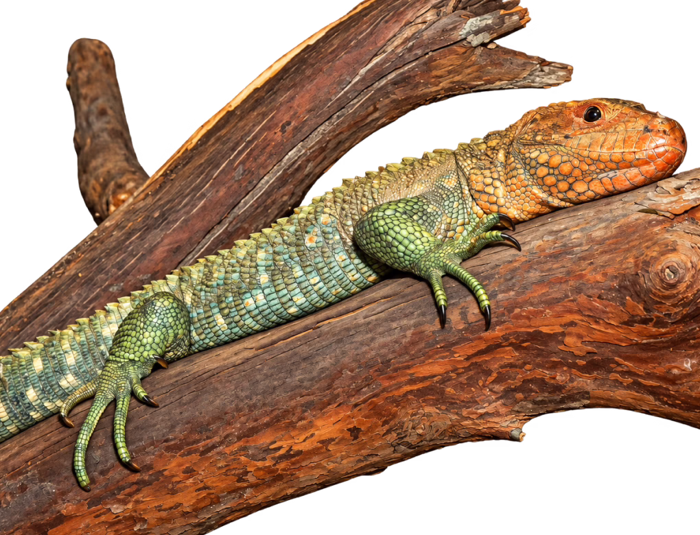 Caiman lizard