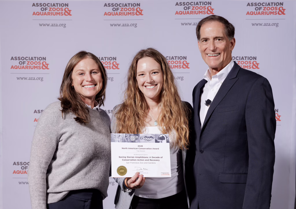 San Francisco Zoo & Gardens Receives Association of Zoos & Aquariums’ North American Conservation Award