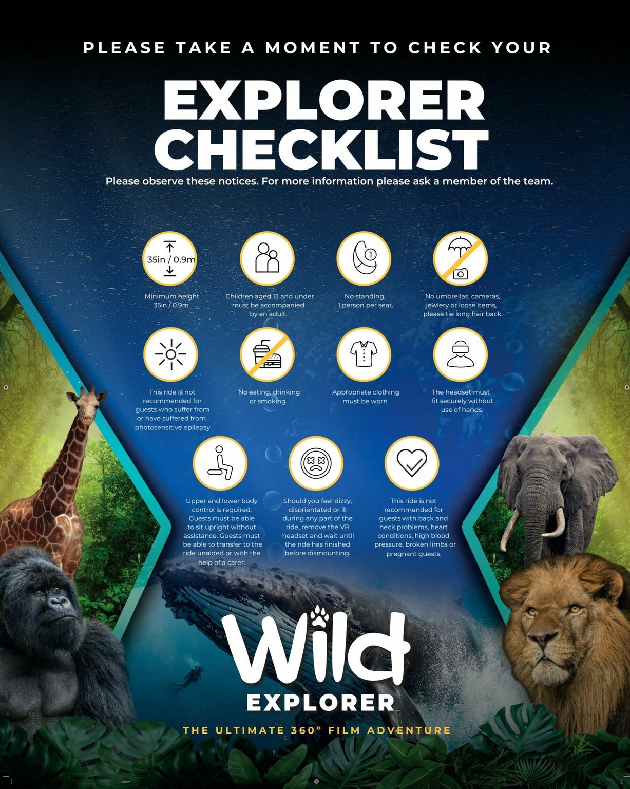 Wild Explorer Virtual Reality Film Adventure - San Francisco Zoo & Gardens