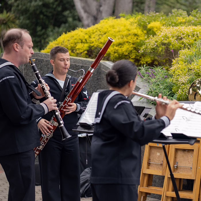 Fleet Week band performance